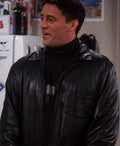 
Joey Tribbiani Friends S07 Black Leather Jacket