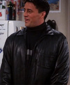 
Joey Tribbiani Friends S07 Black Leather Jacket