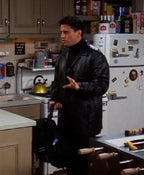 
Joey Tribbiani Friends S07 Black Leather Jacket