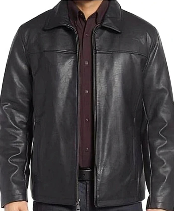 
Joey Tribbiani Friends S07 Black Leather Jacket