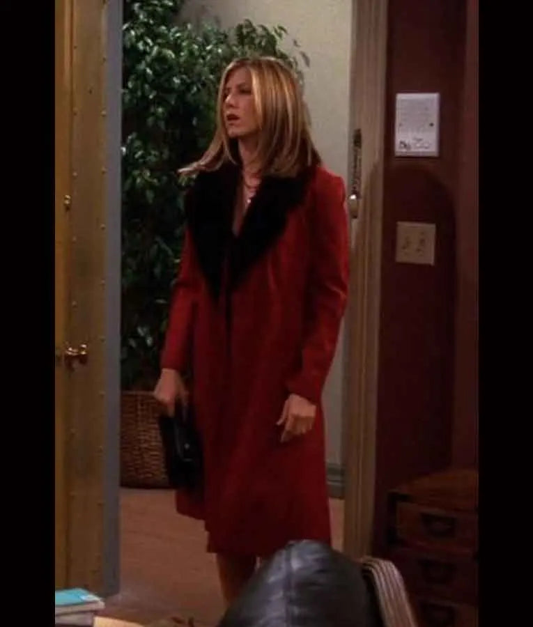 
 Rachel Green Friends S08 Red Wool Coat

