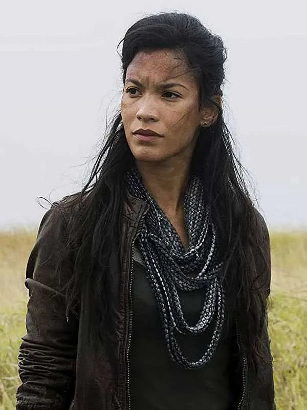 
 Luciana Galvez The Walking Dead Season 4 Brown Jacket

