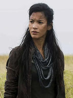
 Luciana Galvez The Walking Dead Season 4 Brown Jacket

