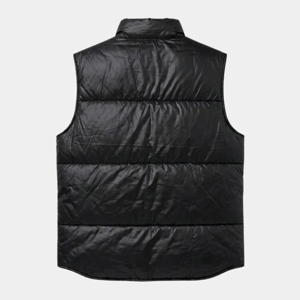 Fight Club Brad Pitt Black Puffer Vest
