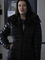 
Finding Her Edge Meredith Forlenza New  Black Puffer Coat