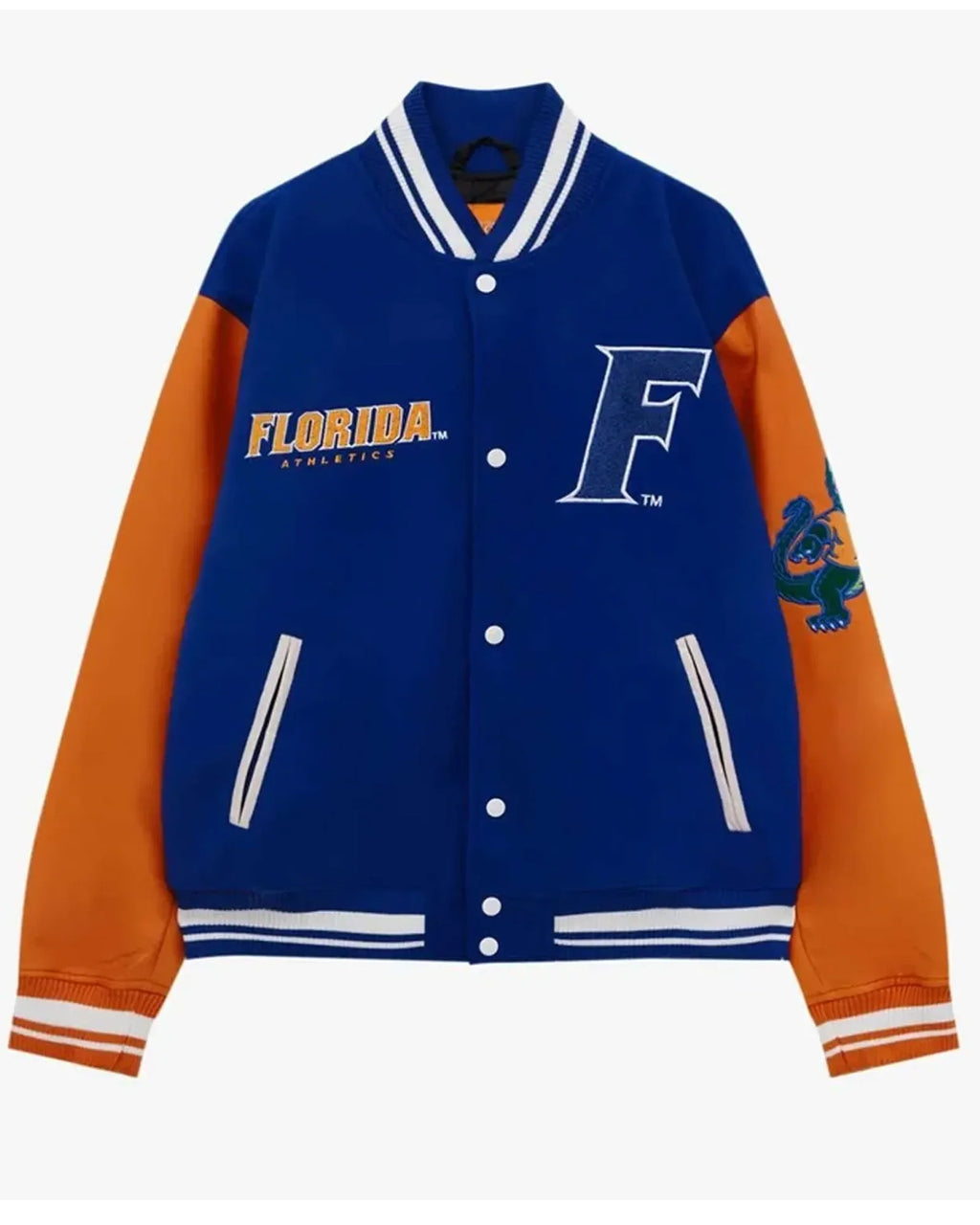 Florida Gators Varsity Royal Blue and Orange Jacket Sale