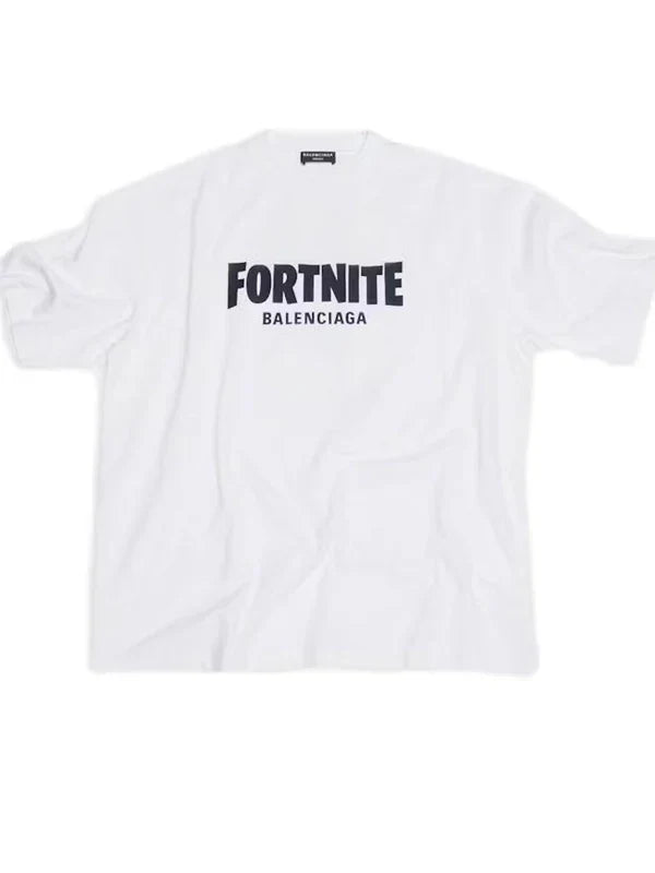 Fortnite Balenciaga Tee Shirt White