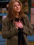 
 Friends Jennifer Aniston Green Wool Coat
