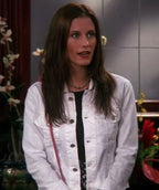 
Monica Geller Friends White Cotton Jacket
