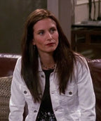 
Monica Geller Friends White Cotton Jacket

