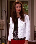 
Monica Geller Friends White Cotton Jacket
