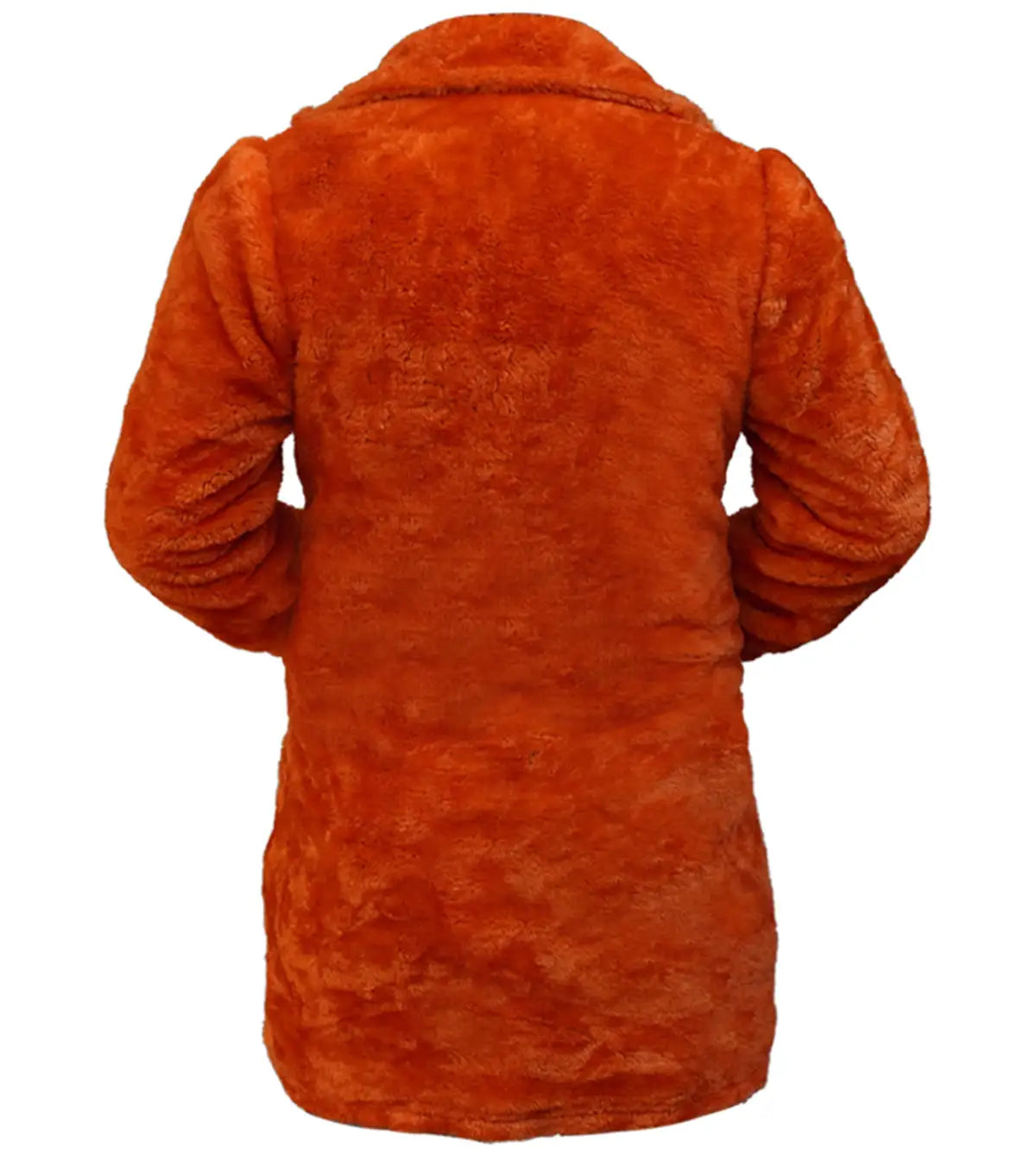 Phoebe Buffay Friends Orange Fur Coat
