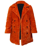Phoebe Buffay Friends Orange Fur Coat
