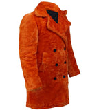 Phoebe Buffay Friends Orange Fur Coat
