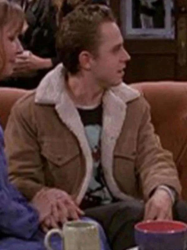 
 Giovanni Ribisi Friends S04 Brown Leather Jacket
