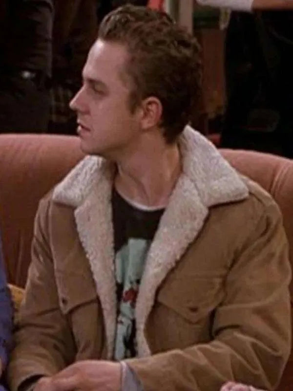 
 Giovanni Ribisi Friends S04 Brown Leather Jacket
