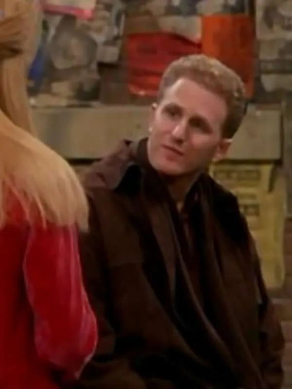 
  Friends Michael Rapaport Brown Leather Jacket

