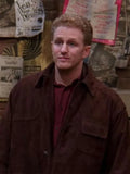 
  Friends Michael Rapaport Brown Leather Jacket
