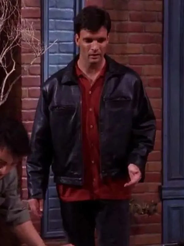 Friends Kevin Ruf Black Leather Jacket