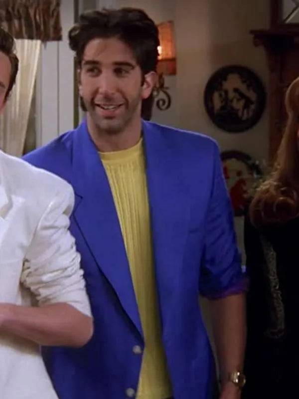 
 Friends David Schwimmer Blue Blazer
