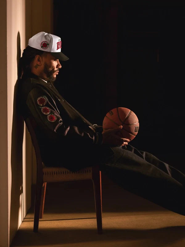 Derrick Rose Retirement 2026 Black Leather Jacket