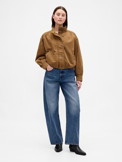 GAP Twill Bubble Jacket