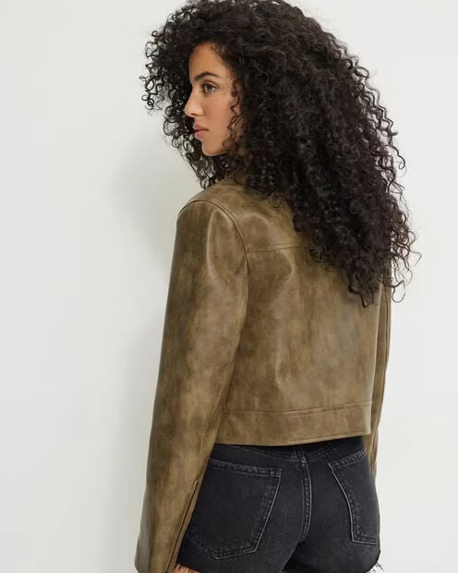 Garage-Clothing-Brown-Leather-Jacket-Bac-Side-View