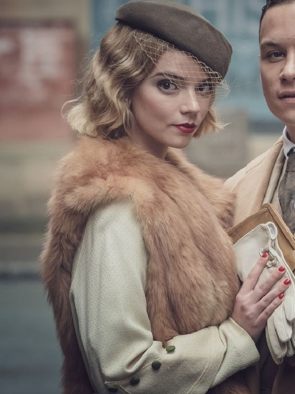 
Anya Taylor Peaky Blinders Season 6 Fur Coat