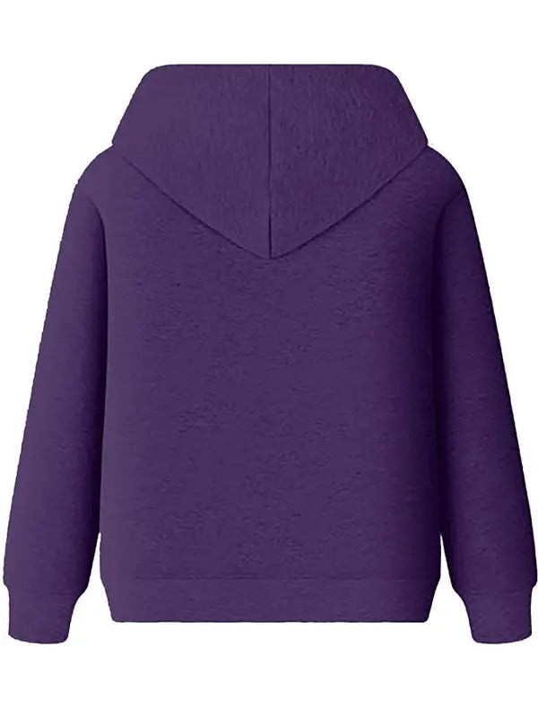 Golden Kiehn Mens Casual Purple Pullover Hoodie