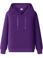 Golden Kiehn Mens Casual Purple Pullover Hoodie