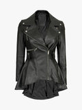 Gonzalez-Womens-Black-Asymmetrical-Peplum-Leather-Jacket-1