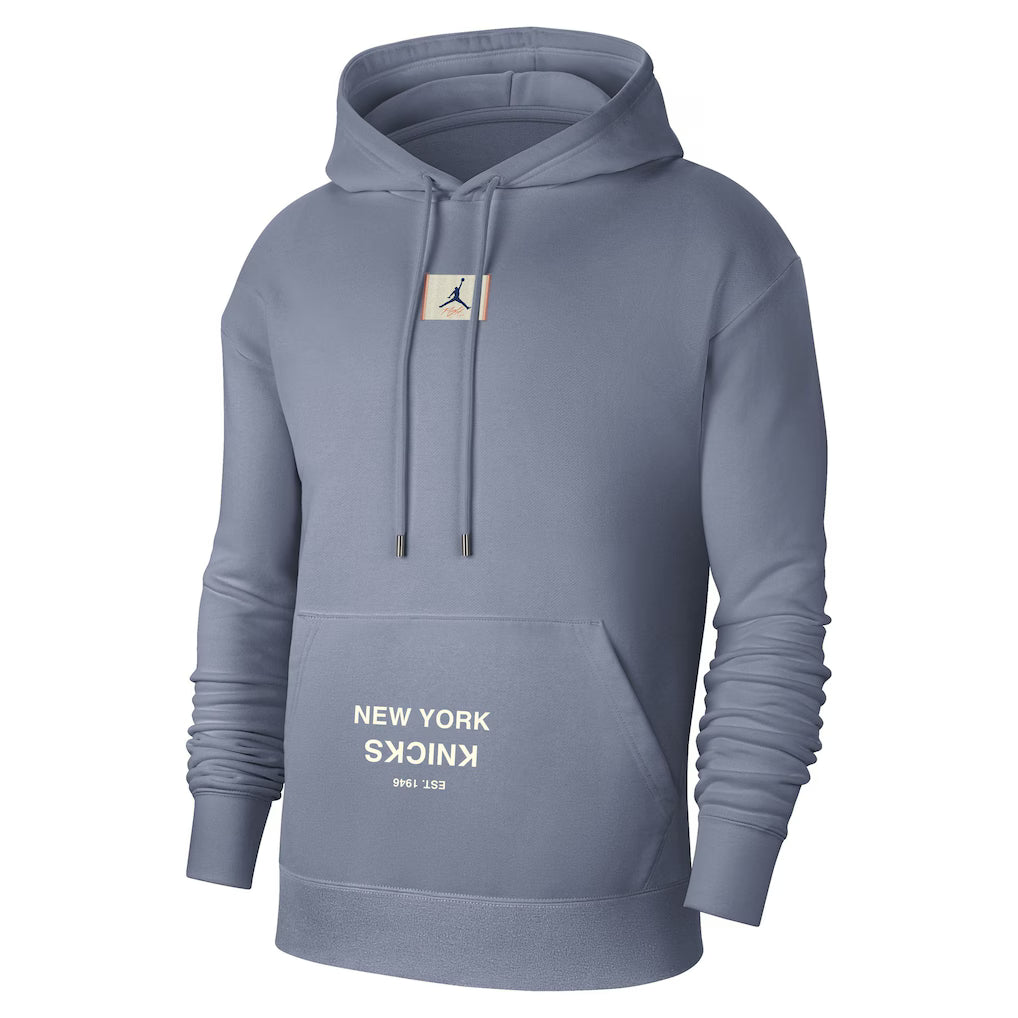 Grey New York Knicks Hoodie