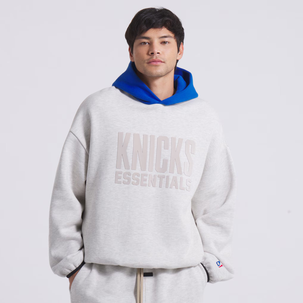 Grey New York Knicks Hoodie