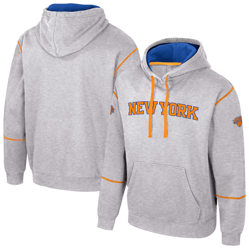 Grey New York Knicks Hoodie
