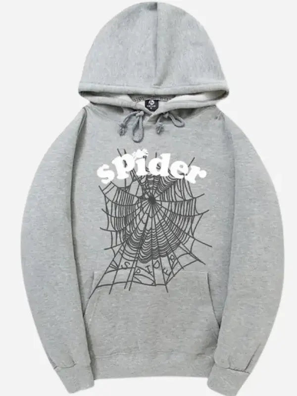 Grey Spider Hoodie