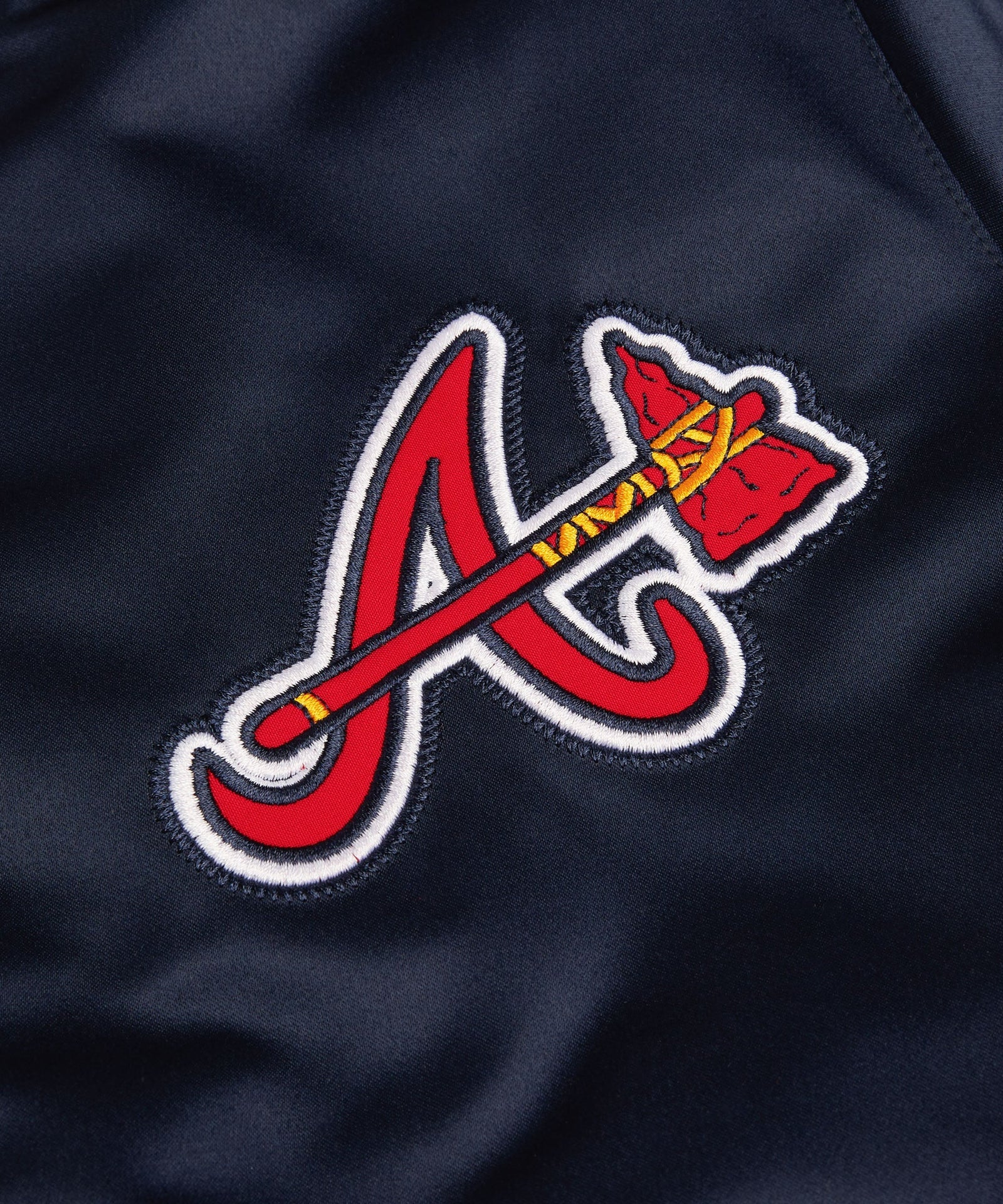 HOMAGE X Starter Braves Heavyweight Satin Jacket