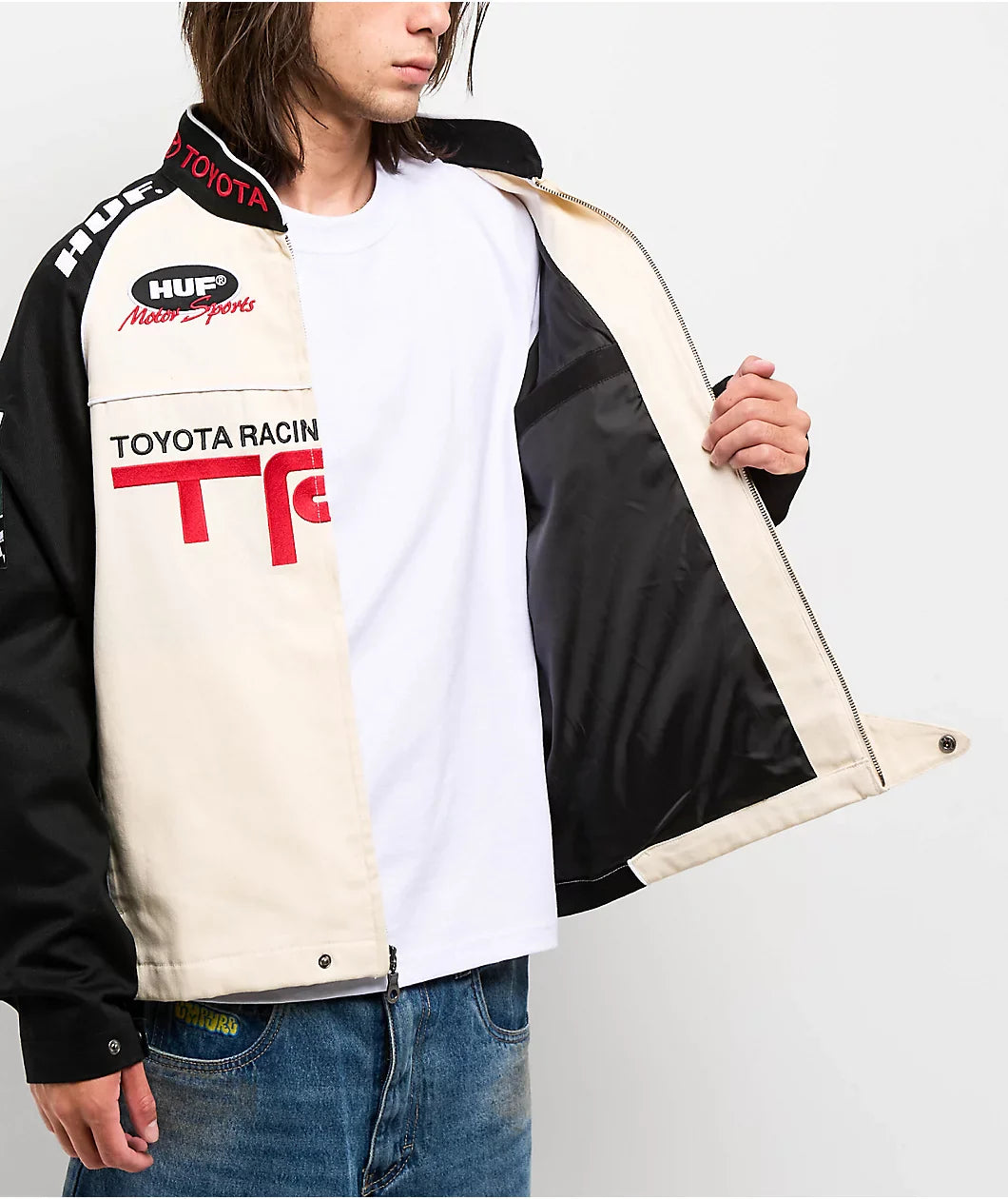 HUF-x-Toyota-TRD-Podium-Natural-And-Black-Racing-Jacket