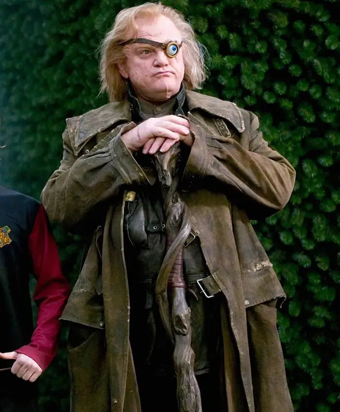 Alastor Moody Harry Potter Suede Leather Coat
