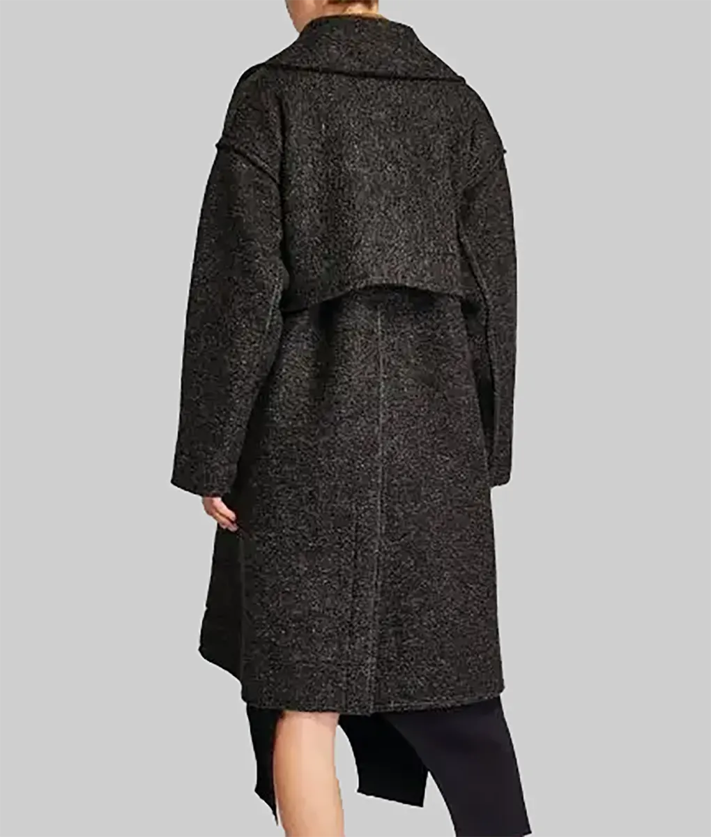 
 Harry Potter Emma Watson Return to Hogwarts Black Wool Coat
