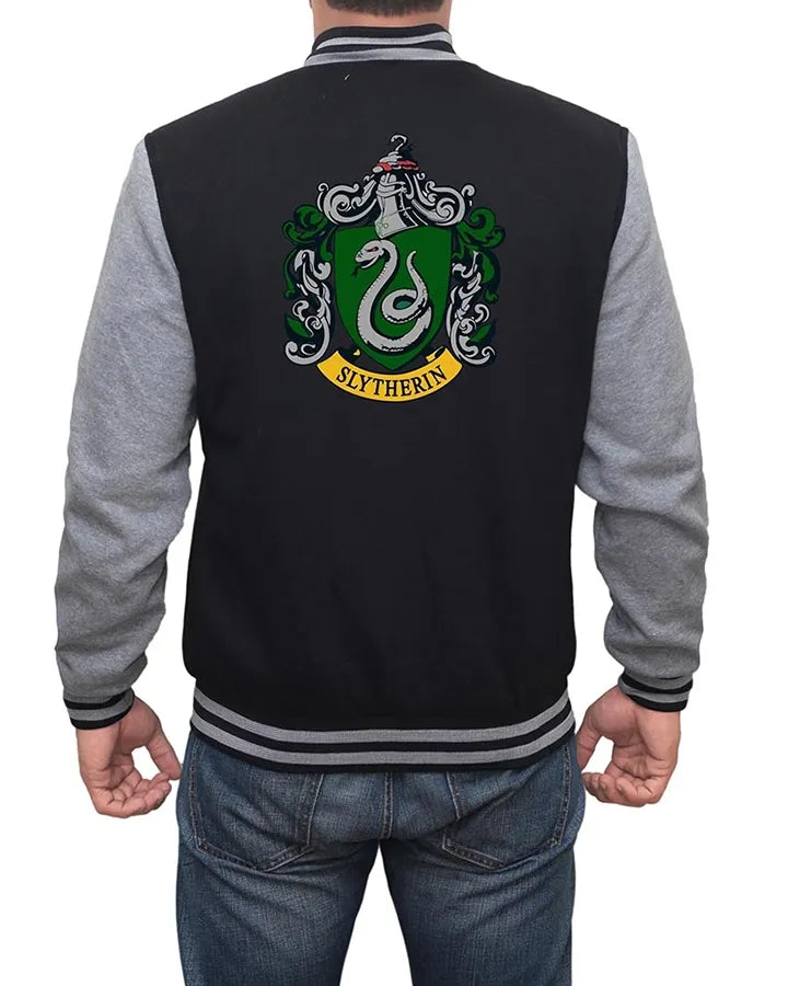 Harry Potter Slytherin Varsity Bomber Jacket