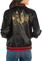 Harry Potter Juniors Black Satin Jacket
