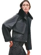 Hermès Leather Bomber Jacket Women