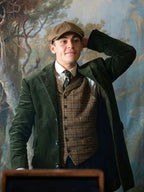 
Hero Fiennes Young Sherlock 2026 Tiffin Green Blazer