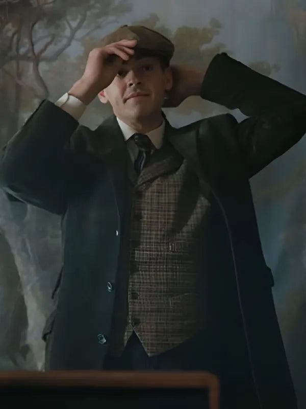 
Hero Fiennes Young Sherlock Tiffin Green Blazer