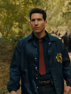 His And Hers 2026 Jon Bernthal Blue Jacket
