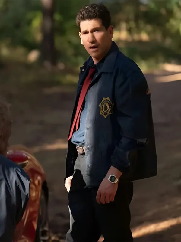 His And Hers  Jon Bernthal Blue Jacket

