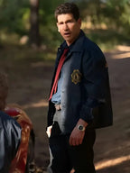 His And Hers  Jon Bernthal Blue Jacket
