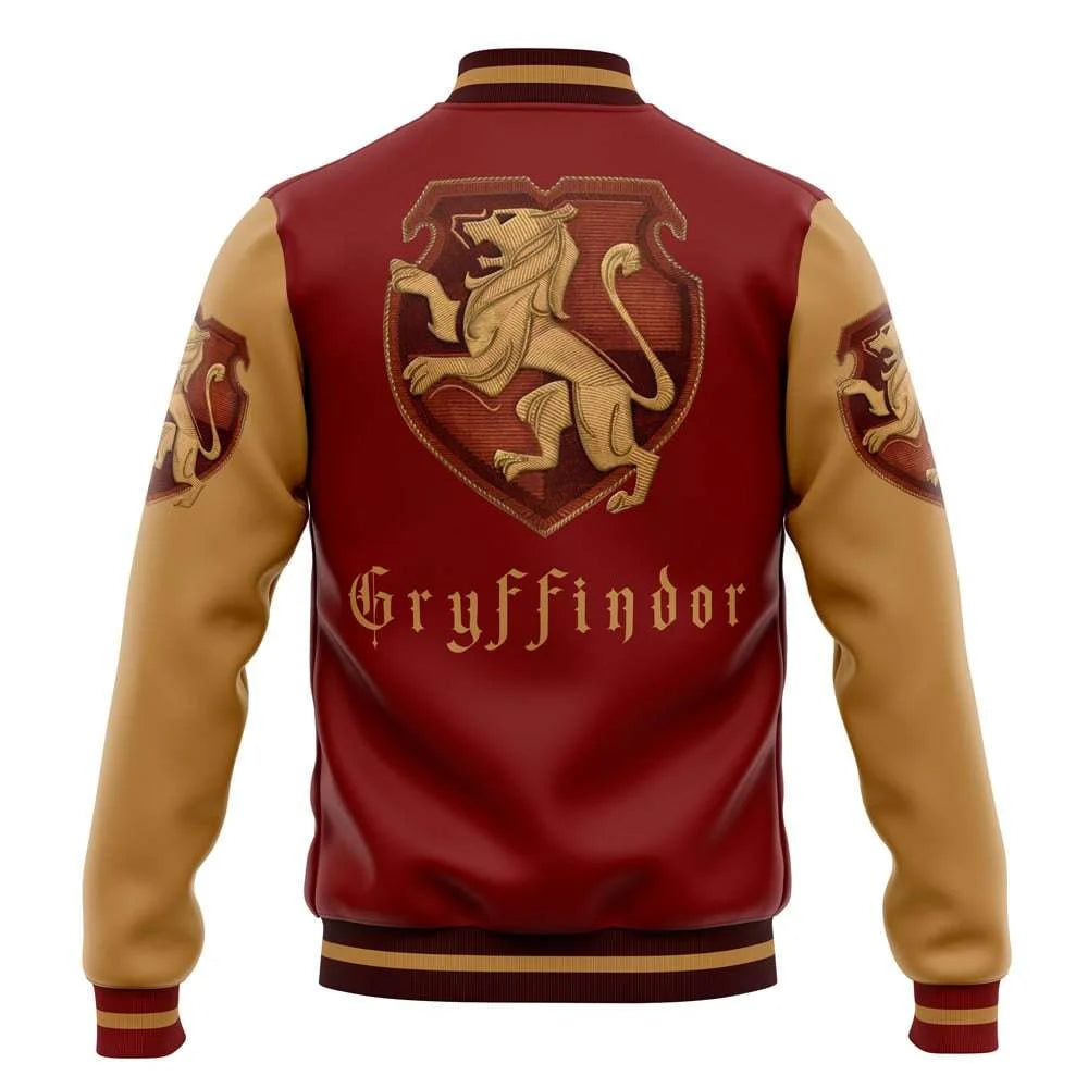 
Harry Potter Hogwarts Gryffindor Red Bomber Jacket