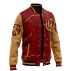 
Harry Potter Hogwarts Gryffindor Red Bomber Jacket