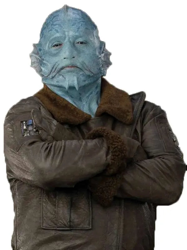 
 The Mandalorian S02 Horatio Sanz Brown Leather Jacket


